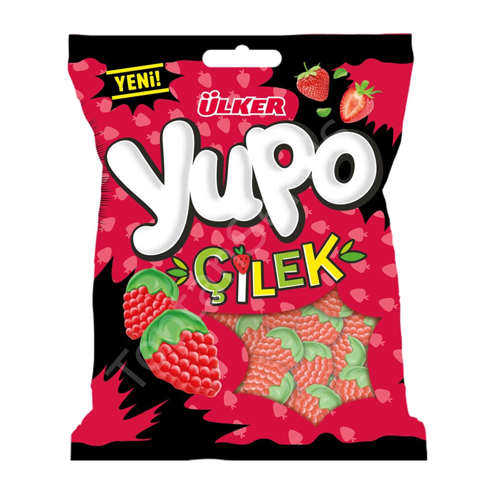 Ülker Yupo Jelibon Çilek Aromalı Yumuşak Şekerleme 80 Gr