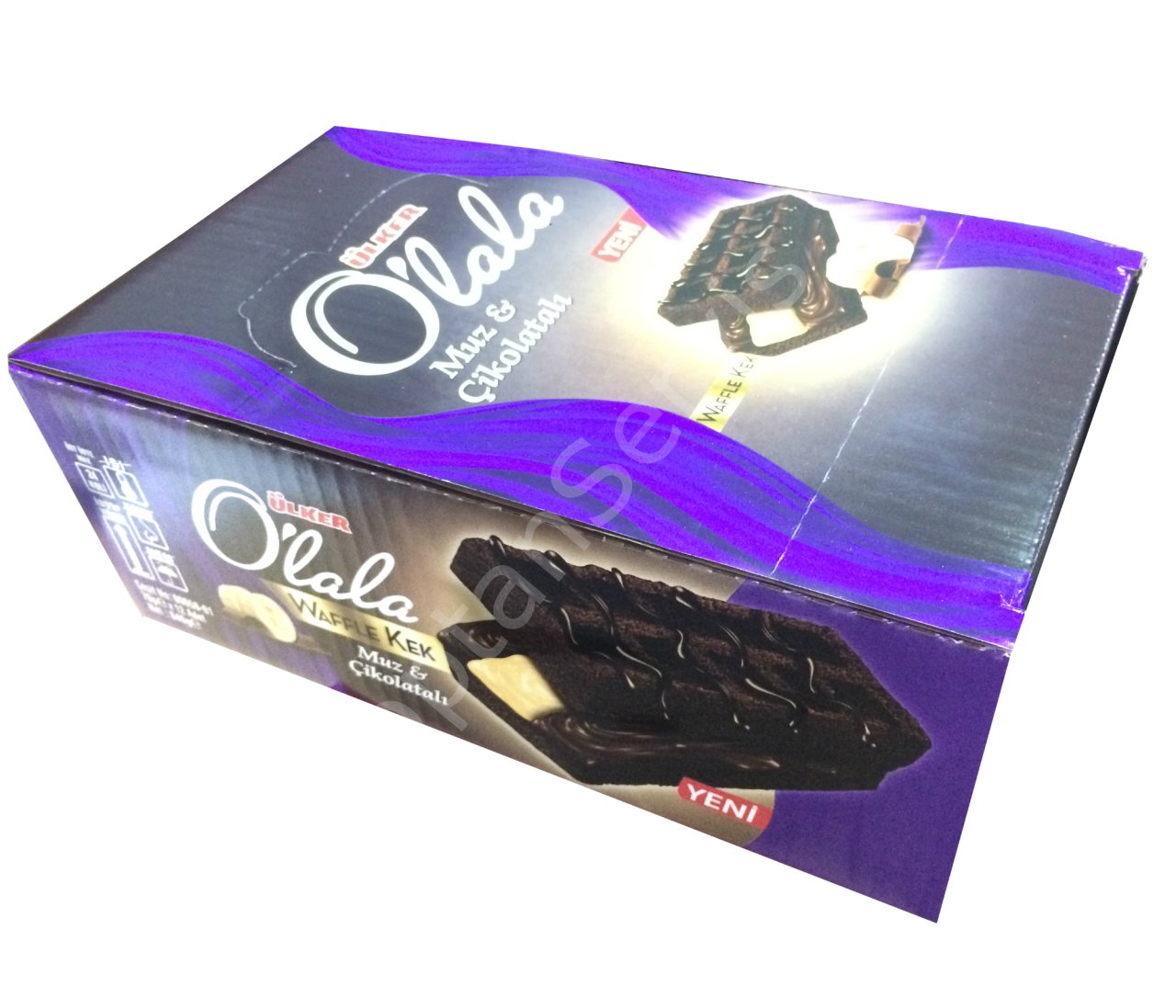 Ülker Olala Waffle Kek Muz Çikolatalı 70gr 12 Adet