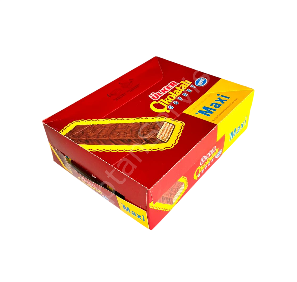 Ülker Maxi Çikolatalı Gofret 47 gr 24 adet