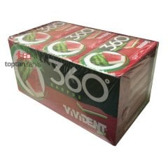 Vivident Cüzdan 360 Karpuz Aromalı Sakız 18 adet