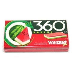 Vivident Cüzdan 360 Karpuz Aromalı Sakız 18 adet