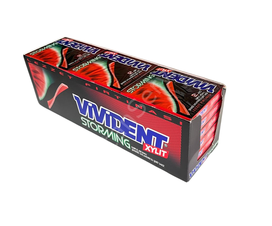Vivident Storming Karpuz Aromalı Sakız 33 gr 18 Adet