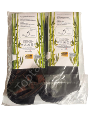 Erkek Bambu Patik Siyah Çorap Dikişsiz 43-46 beden 6 Adet