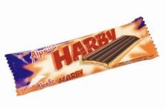 Alpella Harby Karamelli Bisküvili Çikolata 25 gr 24 Adet