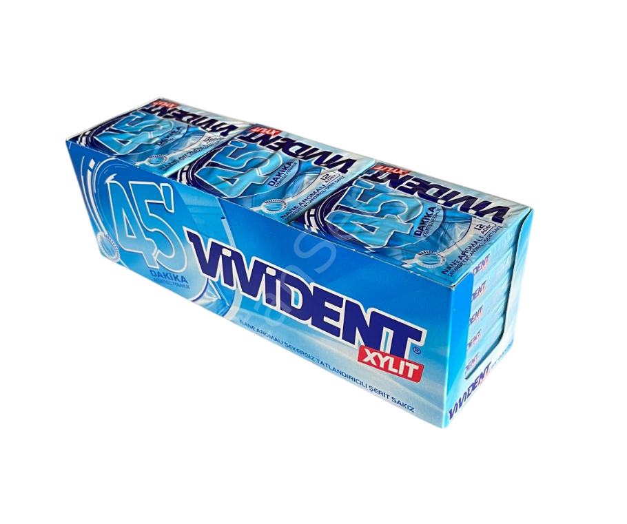 Vivident Storming 45 Dakika Nane Aromalı Sakız 33 gr 18 adet