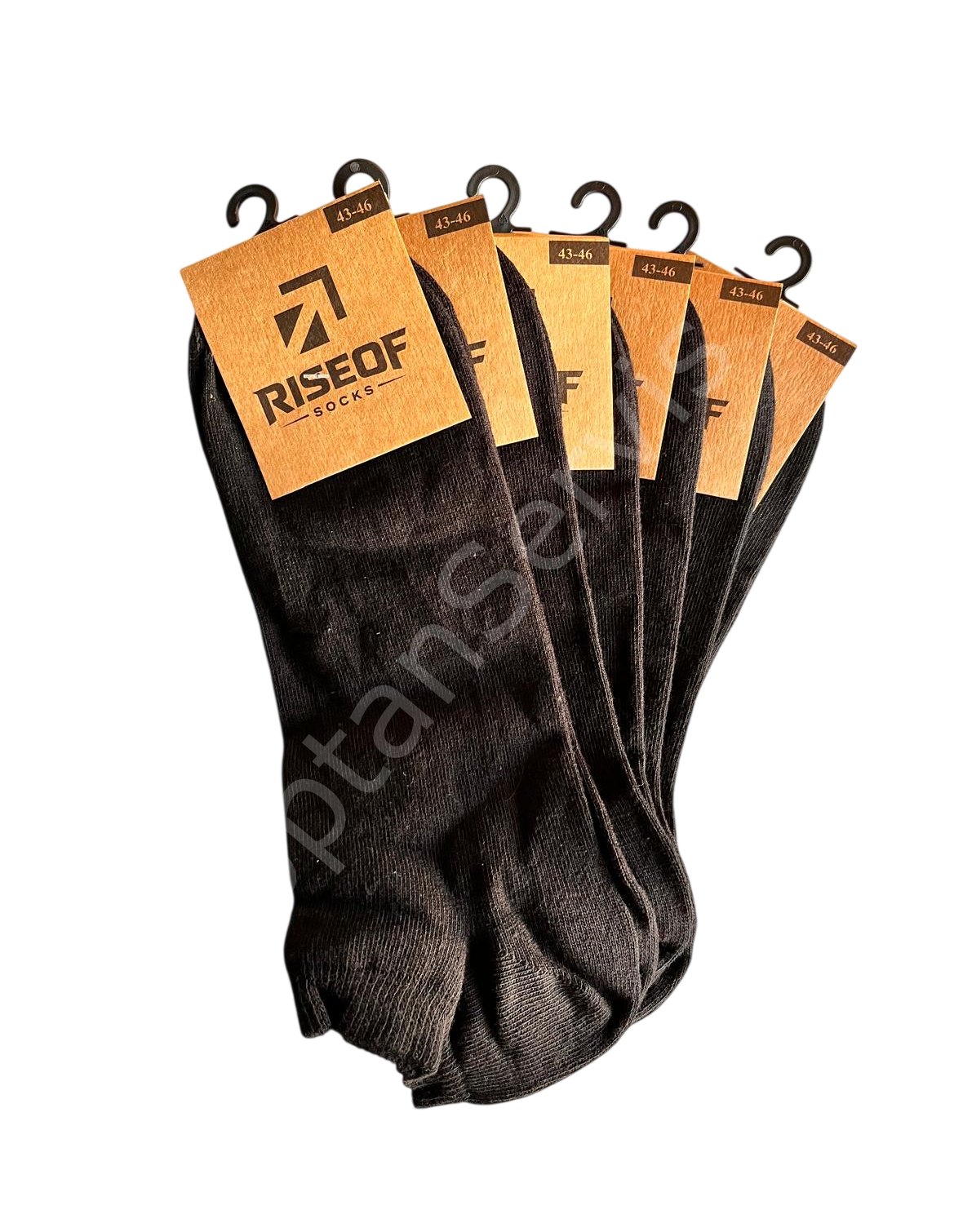 Rise Of Socks Pamuklu Çorap Siyah Renk 6 lı 43-46 Beden