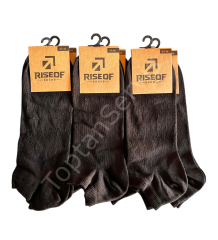 Rise Of Socks Pamuklu Çorap Siyah Renk 6 lı 43-46 Beden