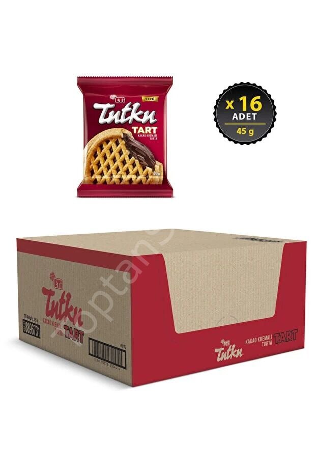 Eti Tutku Tart Kakao Kremalı Turta 45 gr 16 adet