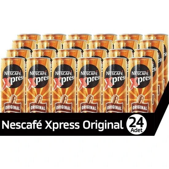 Nescafe Xpress Original Soğuk Kahve 250ml  24 Adet