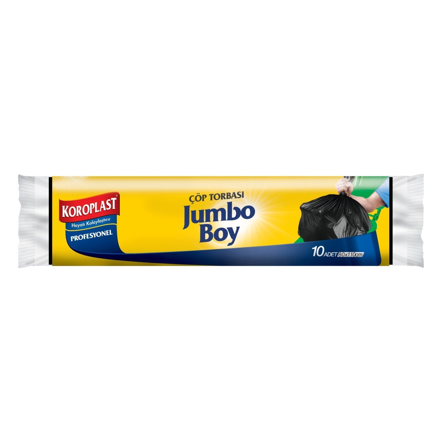 Koroplast Jumbo Boy Çöp Torbası 80x110cm 10lu