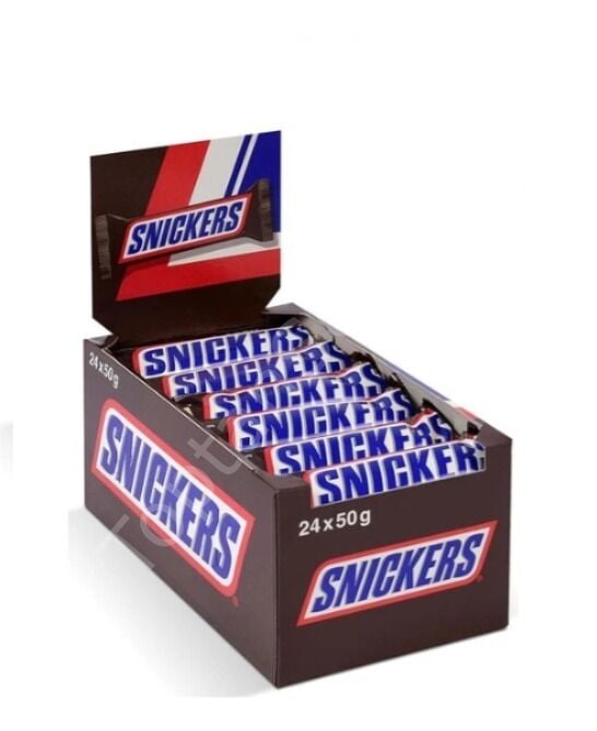 Snickers Bar Çikolata 50 gr 24 adet