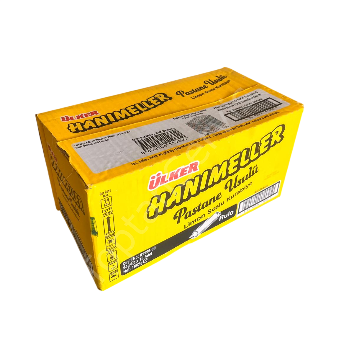 Ülker Hanımeller Limon Soslu Kurabiye 94 gr 18 Adet