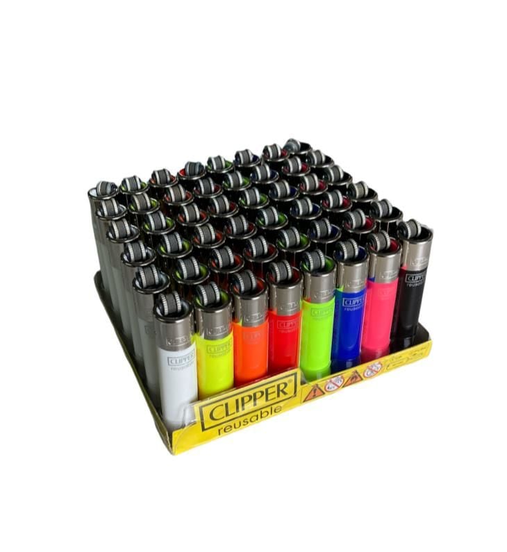 Clipper Renkli Micro Taşlı Çakmak 48 Adet 8561