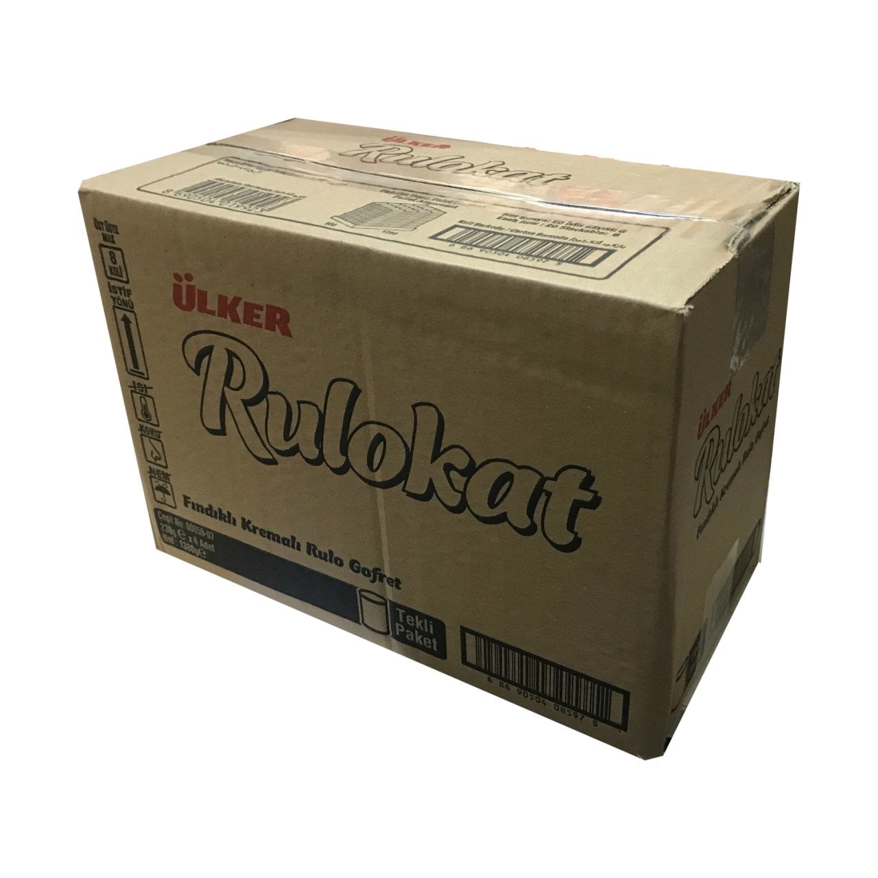 Ülker Rulokat Fındık Kremalı Gofret 170 gr 6 adet