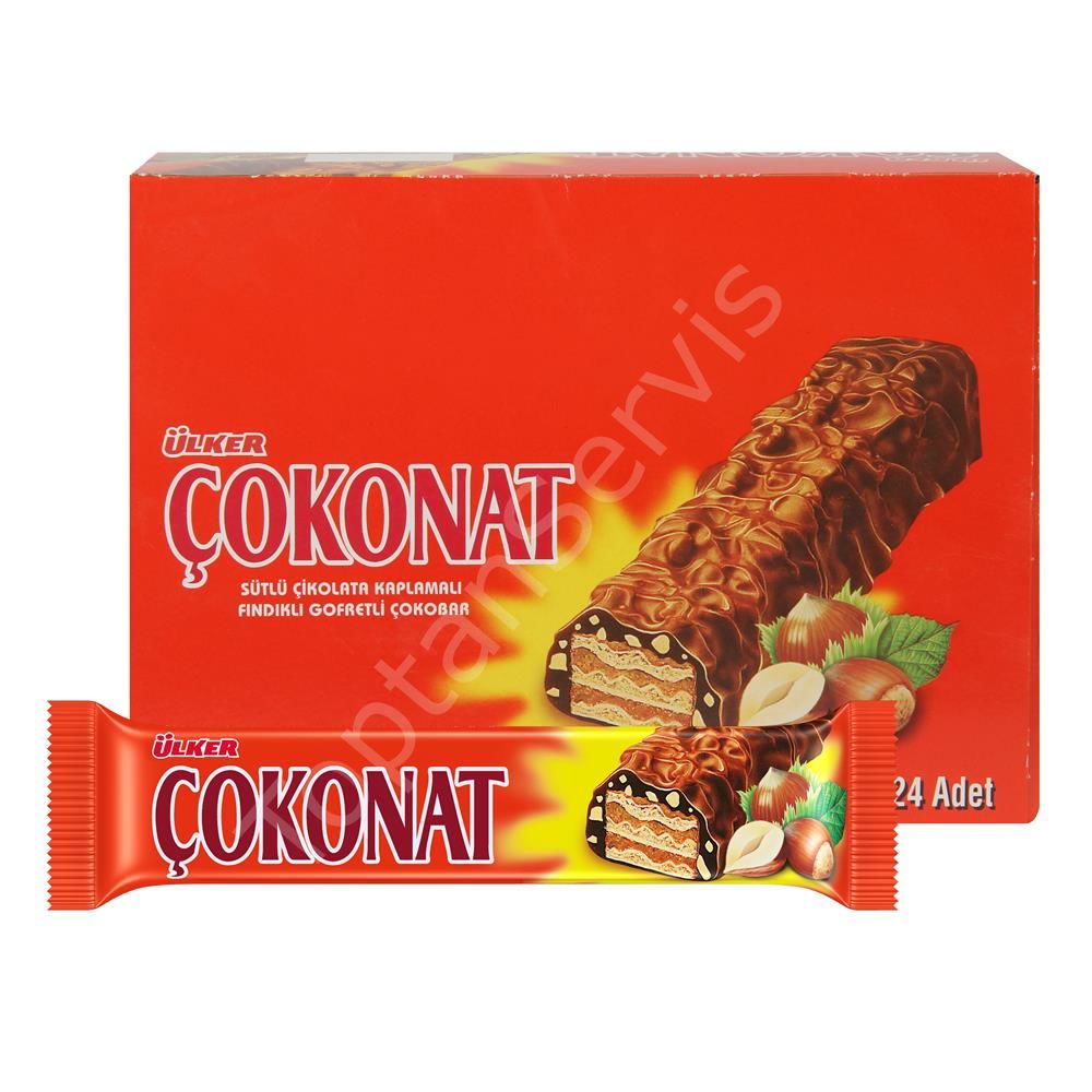 Ülker Çokonat Fındıklı Gofret 33 Gr 24 adet