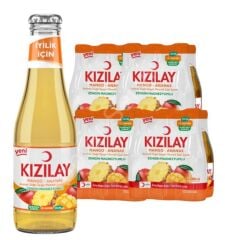 Kızılay C Vitaminli Mango Ananas Aromalı Gazlı İçecek 200 ml 24 Adet