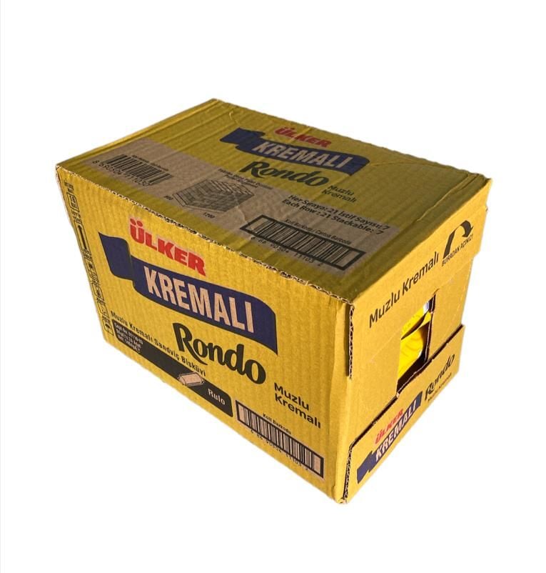 Ülker Rondo Klasik Muz Kremalı Bisküvi 61 gr 24 adet
