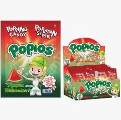 Popios Karpuz Aromalı Patlayan Şeker 4 gr 40 Adet