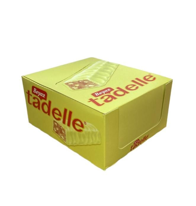 Tadelle Fındık Dolgulu Beyaz Çikolata Kaplı Sütlü Çikolata 30gr 20 Adet