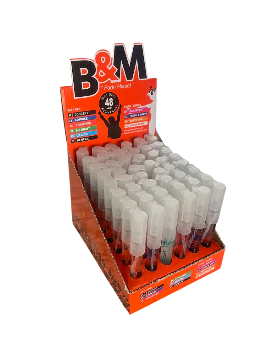 B&M Kalem Parfüm 48 Adet