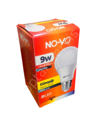 No-Vo 9W Led Ampul Gün Işığı 1 Adet