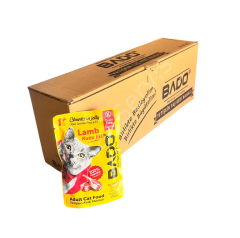 Bado Kuzu Etli Yetişkin Kedi Maması 85 gr 24 Adet