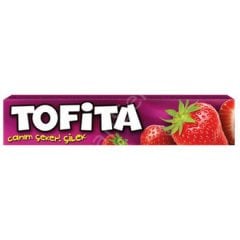 Tofita Çilek Aromalı Şeker 47 gr 20 Adet