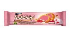 Ülker Saklıköy Frambuazlı Beyaz Çikolatalı Cheesecake Bisküvi 100gr 18 Adet