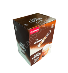 Cafe Crown Latte Sütlü Köpüklü Kahve 17 gr x 24 adet