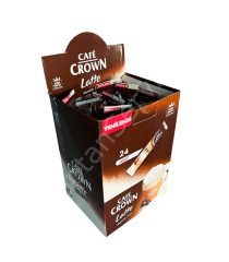 Cafe Crown Latte Sütlü Köpüklü Kahve 17 gr x 24 adet