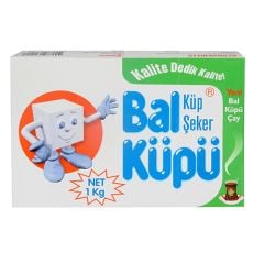 Balküpü Küp Kesme Şeker 1 kg 20 adet