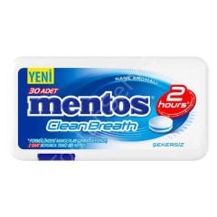 Mentos Clean Breath 2 Saat Nane Aromalı Tablet Şeker 21 gr 12 Adet