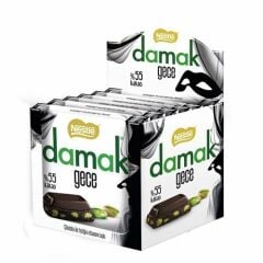 Nestle Damak Gece Antep Fıstıklı Bitter Çikolata Kare 60g 6 adet