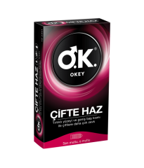 Okey Prezervatif Çifte Haz 10 lu Paket