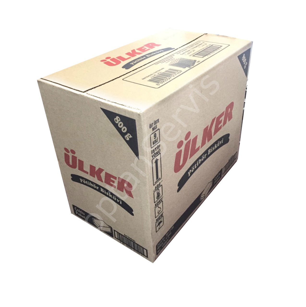 Ülker Pötibör Sade 800 gr 6 adet