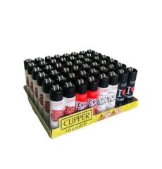 Clipper Pocket Turkey Desenli Taşlı Çakmak 48 Adet 0008