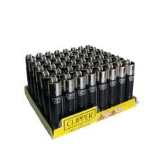 Clipper Micro Siyah Taşlı Çakmak 48 Adet 7279