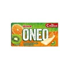 Ülker Oneo Cüzdan Portakal Kivi Aromalı C Vitaminli Sakız 14 Gr 27 Adet