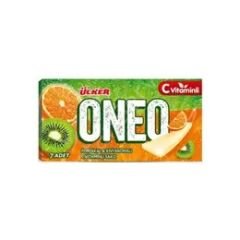 Ülker Oneo Cüzdan Portakal Kivi Aromalı C Vitaminli Sakız 14 Gr 27 Adet