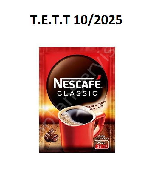 Nescafe Classic Hazır Kahve Eko Paket 50 gr