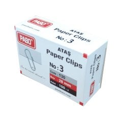 Paso Ataş Metal 100 Adet 28mm