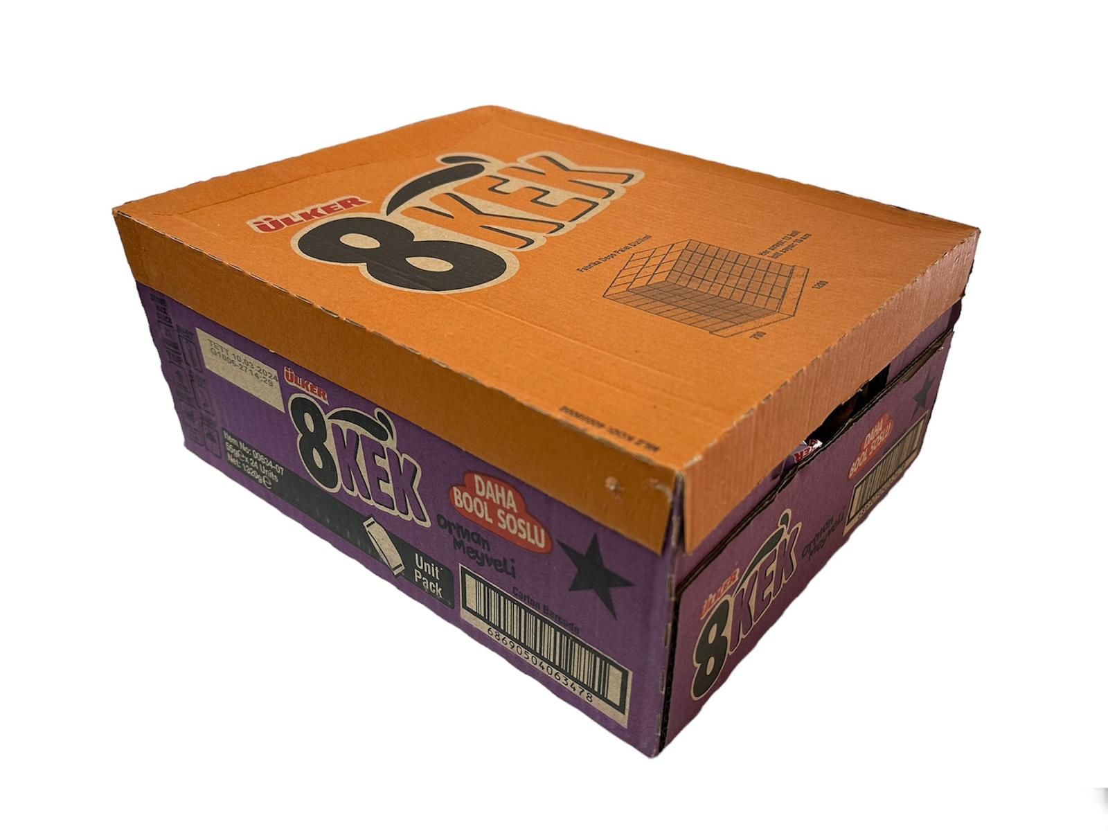 Ülker Dankek Sekiz Kek Orman Meyveli 55 Gr 24 Adet