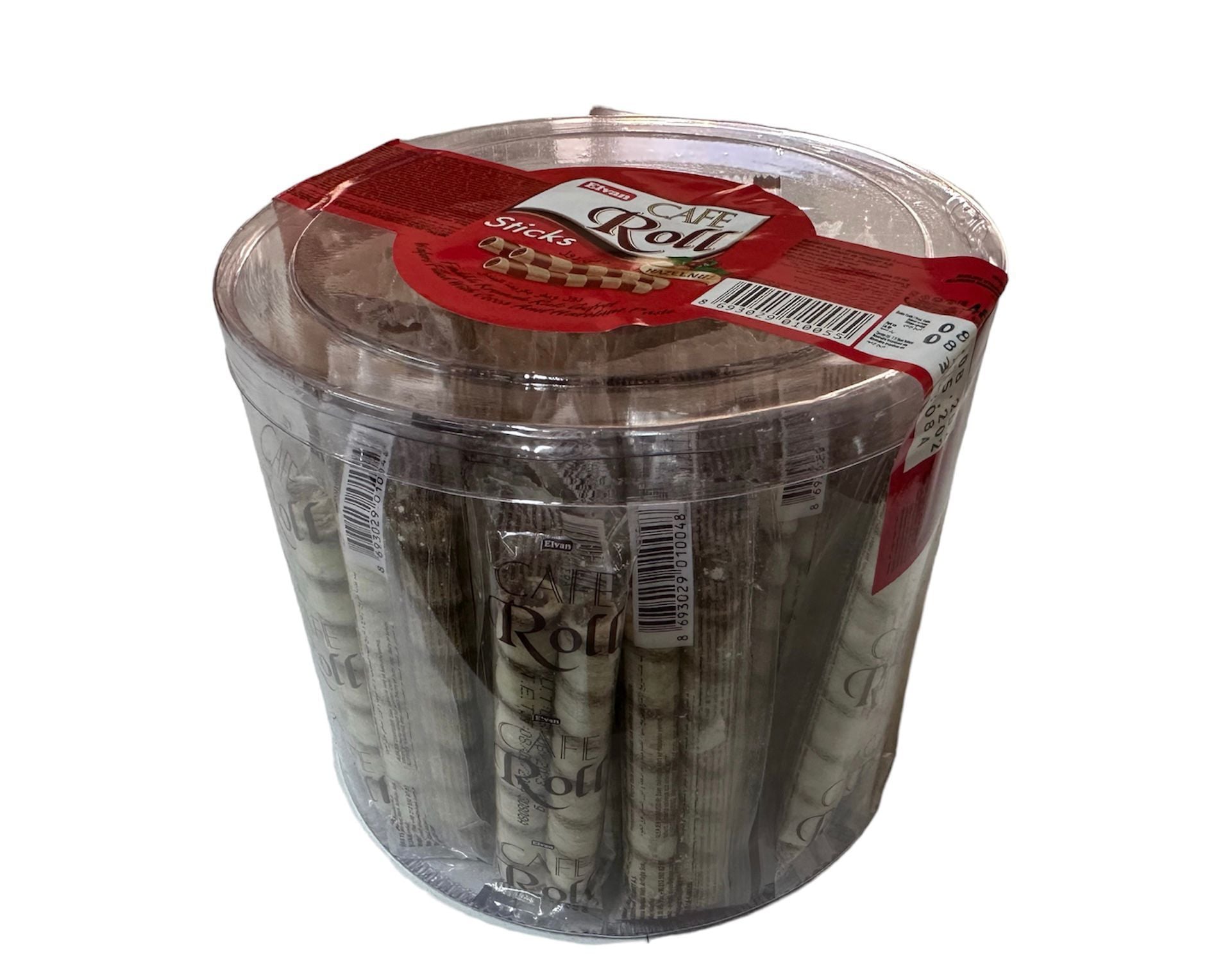 Elvan Cafe Roll Sticks İkili Fındıklı Rulo Gofret 10 gr  48 Adet