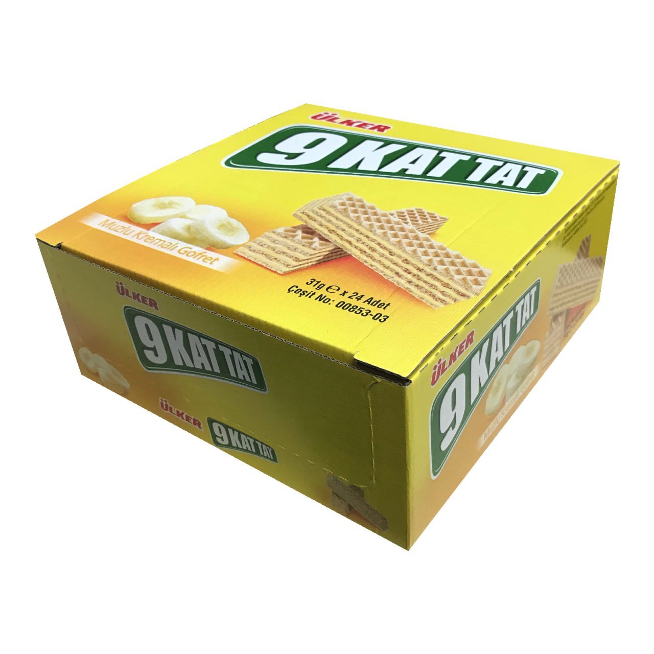 Ülker Dokuz Kat Tat Muzlu Gofret 39 gr 24 adet
