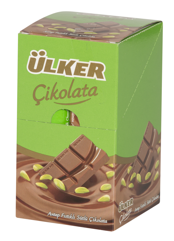 Ülker Baton Antep Fıstıklı Çikolata 30 gr 12 adet