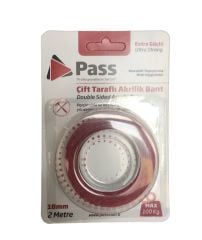 Pass Çift Taraflı Bant 18mm x 2 m