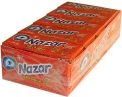 Nazar 5'li Çilek Aromalı Sakız 20 Adet