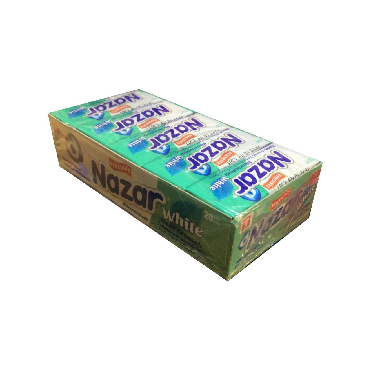 Nazar 5'li Bikarbonatlı  Aromalı Sakız 20 Adet
