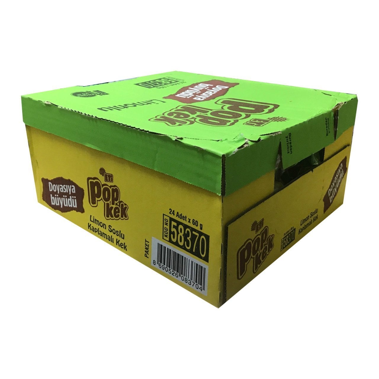 Eti Popkek Limonlu Kek 60g 24 adet