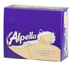 Ülker Alpella Üçgen Beyaz Gofret 28g 24 adet